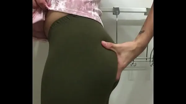 Se boy has perfect ass in skin tight leggings power Tube