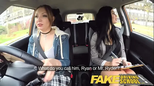 Watch Fake Driving girl fails her test with strict busty mature examiner power Tube