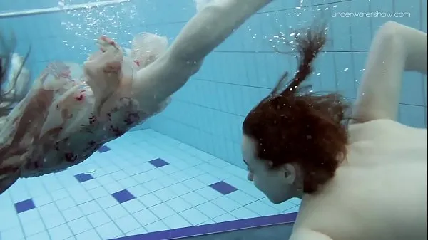 Watch Two hot hairy beauties underwater power Tube