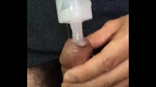 Bekijk Insertion of lube with Syringe into urethra 2 Power Tube