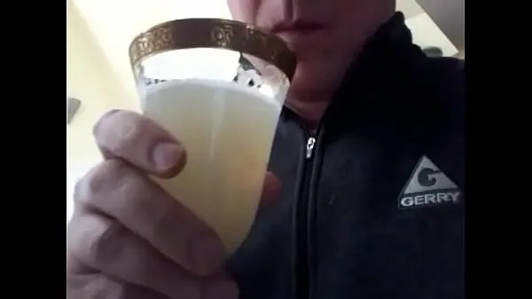 Watch Jbarths drinking 8 ounces of my own cum power Tube