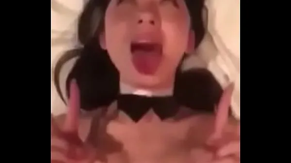 Tonton cute girl being fucked in playboy costume Power Tube