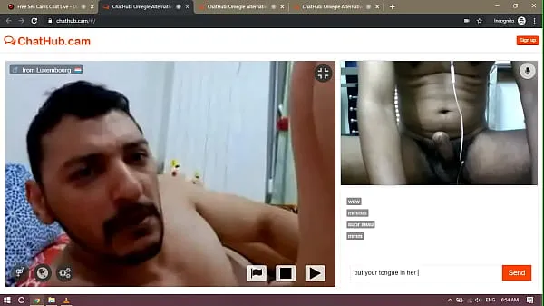 Bekijk Man eats pussy on webcam Power Tube