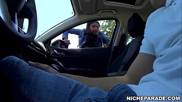 Watch NICHE PARADE - Black Amateur Slut Gives Me Blowjob In Automobile For Money power Tube