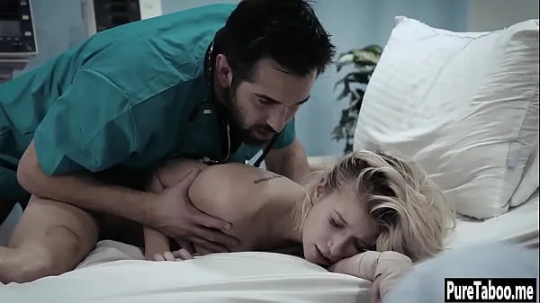 Watch Helpless blonde used by a dirty doctor with huge thing power Tube
