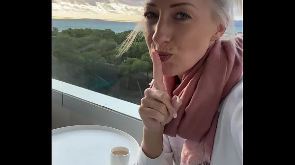 Watch I fingered myself to orgasm on a public hotel balcony in Mallorca power Tube
