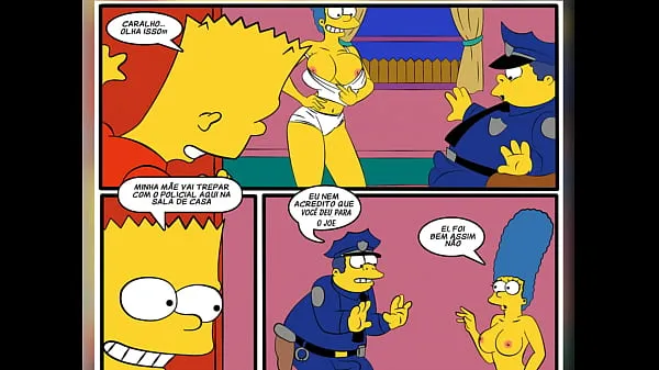 Comic Book Porn - Cartoon Parody The Simpsons - Sex With The Cop पावर ट्यूब देखें