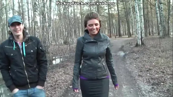 Watch Titted brunette fuck in the woods power Tube