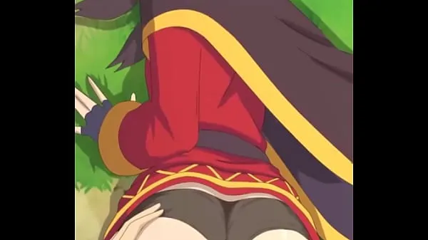 Mira Megumin inmovilizada es follada power tube