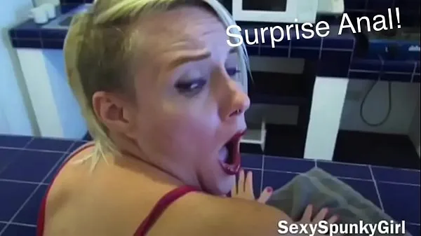 Watch She Didn't Expect A Cock In Her Ass! Surprise Anal | featuring SexySpunkyGirl & Mister Spunks power Tube