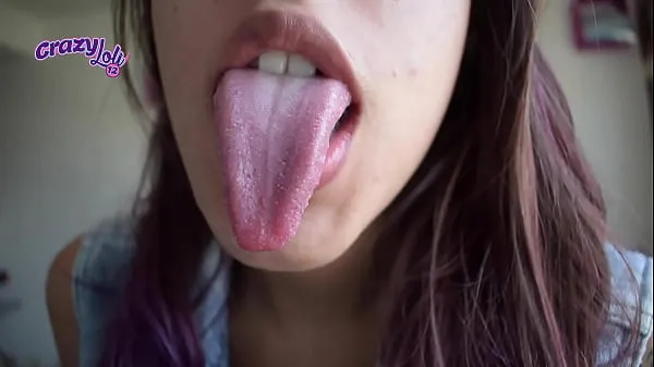 Mira Asi hago un sexy ahegao y muestro mi lengua power tube