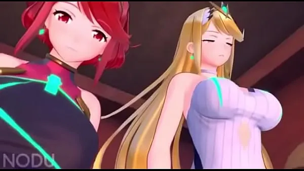 Tonton This is how they got into smash Pyra and Mythra Power Tube