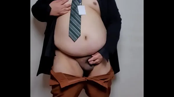 Watch Chubby fat boy suit play power Tube