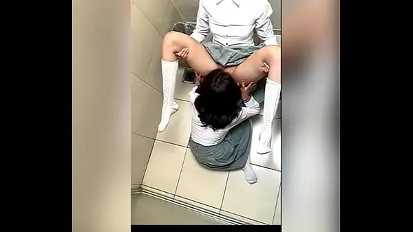 Watch Two Lesbian Students Fucking in the School Bathroom! Pussy Licking Between School Friends! Real Amateur Sex! Cute Hot Latinas power Tube