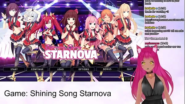 VTuber LewdNeko Plays Shining Song Starnova ジュリールート その 6パワーチューブを見る