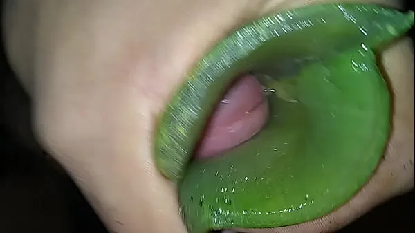 Watch Rich masturbation with aloe leaves power Tube