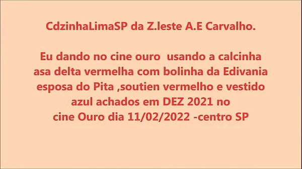 Assista Cdzinhalimasp Giving wearing the red and white hang glider panties from Edivania esp do Pita at cine ouro11022022 Power Tube