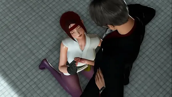 Assista Yuri kof cosplay faz sexo com um homem vídeo 3d hentai Power Tube