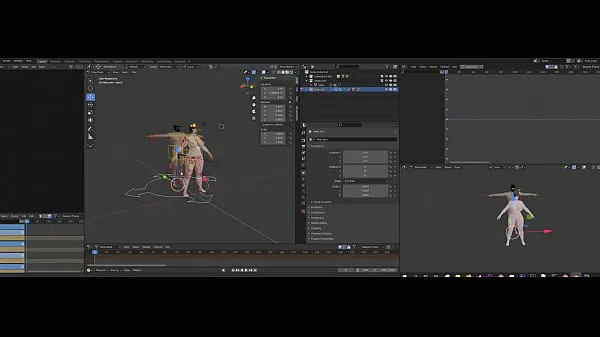 Guarda Mei's Invasion prime 2 ore di lavoro su Blender (The Rope Dudepower Tube