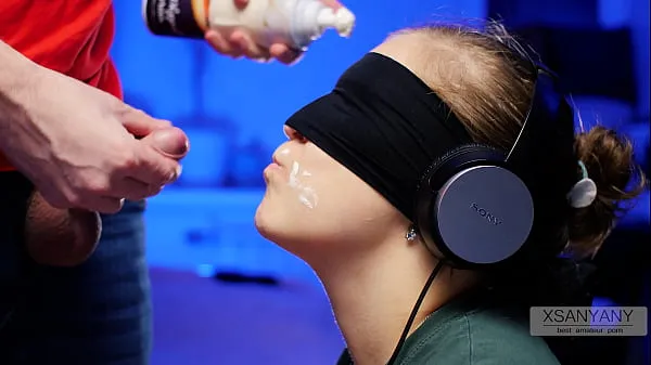 Watch New GAME of TASTE в 4K 60fps! Blindfold and a very tasty Surprise- XSanyAny power Tube