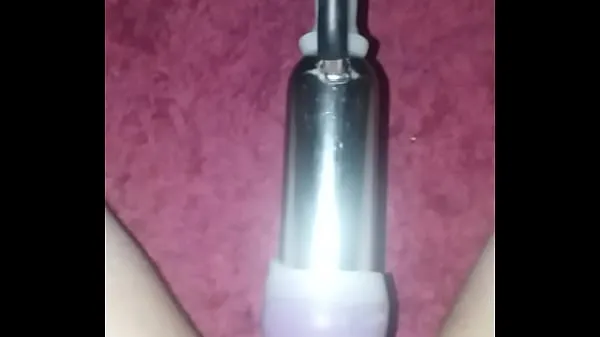 Assista Milking my cock with milking machine Power Tube