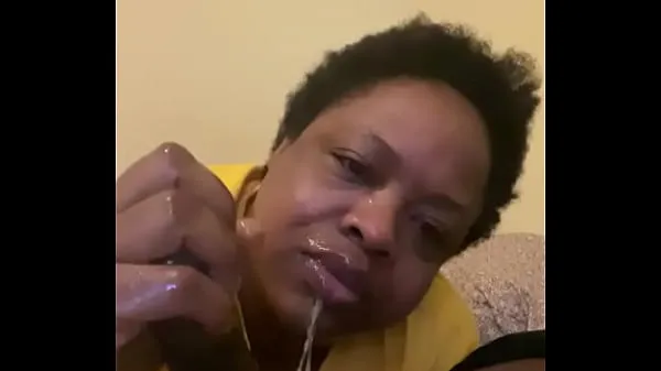 Katso Mature ebony bbw gets throat fucked by Gansgta BBC Power Tube