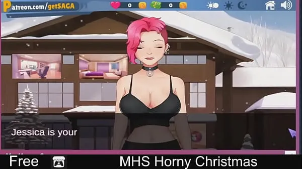 Assista MHS Horny Christmas (jogo grátis itchio) Visual Novel Power Tube