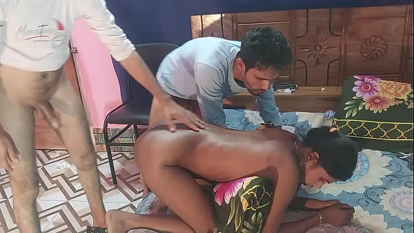 شاهد First time sex desi girlfriend Threesome Bengali Fucks Two Guys and one girl , Hanif pk and Sumona and Manik أنبوب الطاقة
