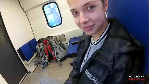 Watch Real Public Blowjob in the Train | POV Oral CreamPie by MihaNika69 and MichaelFrost power Tube