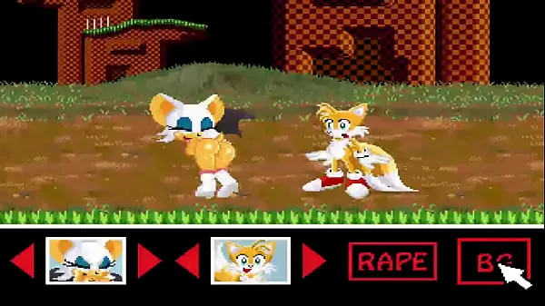Watch Tails well dominated by Rouge and tremendous creampie power Tube