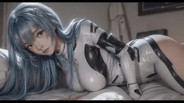 Watch AI generated Rei Ayanami asking for a cock power Tube