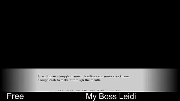 Watch My Boss Leidi (Free Steam Demo Game) Visual Novel power Tube