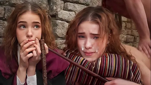 Watch ERECTO ! - Hermione´s First Time Struggles With A Spell - NoLube power Tube